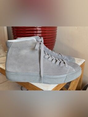 Rag & Bone RB1 High Top Sneakers Suede Leather Gray Men’s 44.5EU/US 11.5